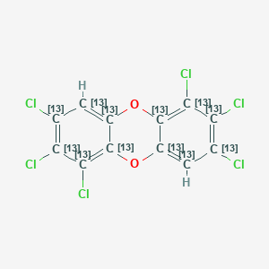 molecular formula C12H2Cl6O2 B024704 C-131,2,3,6,7,8-HxCDD CAS No. 109719-81-5