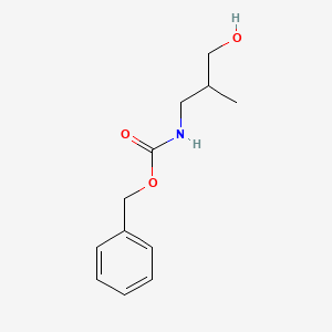 molecular formula C12H17NO3 B2470417 苄基3-羟基-2-甲基丙基氨基甲酸酯 CAS No. 1381761-65-4