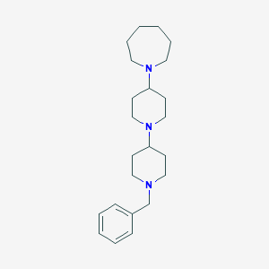 molecular formula C23H37N3 B247042 1-(1'-Benzyl-1,4'-bipiperidin-4-yl)azepane 