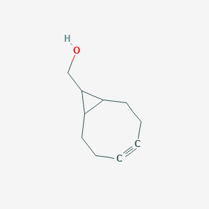 molecular formula C10H14O B2470434 Bicyclo[6.1.0]non-4-yn-9-ylmethanol CAS No. 1379662-52-8