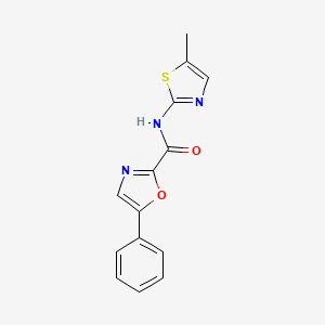 N-(5-methylthiazol-2-yl)-5-phenyloxazole-2-carboxamide
