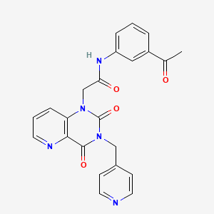N-(3-acetylphenyl)-2-(2,4-dioxo-3-(pyridin-4-ylmethyl)-3,4-dihydropyrido[3,2-d]pyrimidin-1(2H)-yl)acetamide