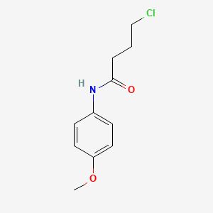 molecular formula C11H14ClNO2 B2470455 4-氯-N-(4-甲氧基苯基)丁酰胺 CAS No. 173345-91-0
