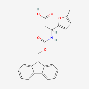 3-(9H-Fluoren-9-ylmethoxycarbonylamino)-3-(5-methylfuran-2-yl)propanoic acid