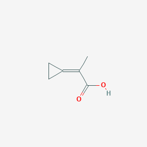 molecular formula C6H8O2 B2470479 2-环丙基亚丙酸 CAS No. 488800-30-2