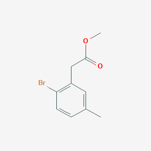 molecular formula C10H11BrO2 B2470506 Methyl 2-(2-bromo-5-methylphenyl)acetate CAS No. 203314-34-5