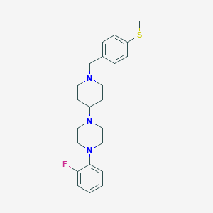 1-(2-Fluorophenyl)-4-{1-[4-(methylsulfanyl)benzyl]-4-piperidinyl}piperazine