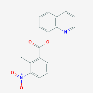 Quinolin-8-yl 2-methyl-3-nitrobenzoate