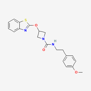 3-(benzo[d]thiazol-2-yloxy)-N-(4-methoxyphenethyl)azetidine-1-carboxamide