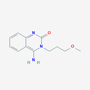 4-Imino-3-(3-methoxypropyl)-1,2,3,4-tetrahydroquinazolin-2-one