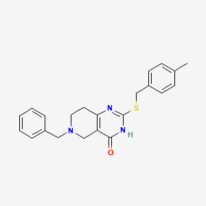 Ethyl 5-{2-[(4-methylpiperidin-1-yl)carbonyl]phenyl}-1,3-oxazole-4-carboxylate