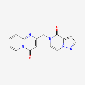 2-[(4-Oxopyrazolo[1,5-a]pyrazin-5-yl)methyl]pyrido[1,2-a]pyrimidin-4-one