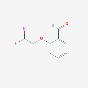 molecular formula C9H8F2O2 B2470584 2-(2,2-Difluoroethoxy)benzaldehyde CAS No. 1184202-70-7