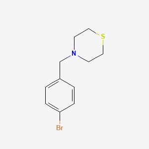 molecular formula C11H14BrNS B2470591 4-(4-溴苄基)硫代吗啉 CAS No. 17494-28-9