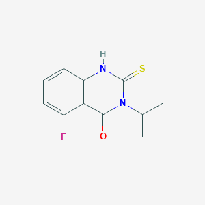 5-Fluoro-3-propan-2-yl-2-sulfanylidene-1H-quinazolin-4-one