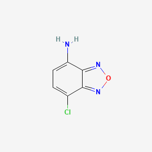 molecular formula C6H4ClN3O B2470665 7-Chloro-2,1,3-benzoxadiazol-4-amine CAS No. 80277-06-1