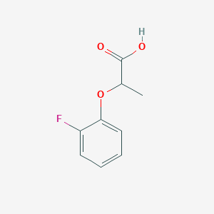 molecular formula C9H9FO3 B2470676 2-(2-氟苯氧基)丙酸 CAS No. 17088-71-0
