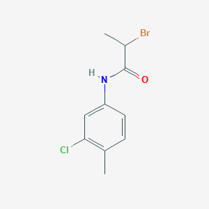2-bromo-N-(3-chloro-4-methylphenyl)propanamide