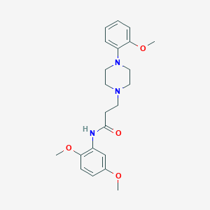 N-(2,5-Dimethoxy-phenyl)-3-[4-(2-methoxy-phenyl)-piperazin-1-yl]-propionamide