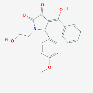4-benzoyl-5-(4-ethoxyphenyl)-3-hydroxy-1-(2-hydroxyethyl)-1,5-dihydro-2H-pyrrol-2-one