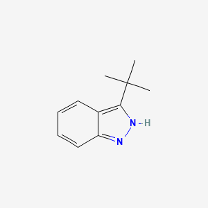 molecular formula C11H14N2 B2470804 3-叔丁基-1H-吲唑 CAS No. 1310207-73-8