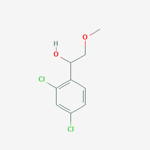 molecular formula C9H10Cl2O2 B2470805 1-(2,4-Dichlorophenyl)-2-methoxyethan-1-ol CAS No. 1514244-63-3