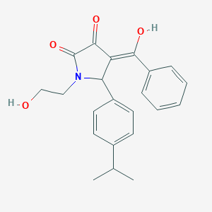 4-benzoyl-3-hydroxy-1-(2-hydroxyethyl)-5-(4-isopropylphenyl)-1H-pyrrol-2(5H)-one