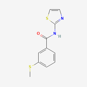 3-(methylthio)-N-(thiazol-2-yl)benzamide