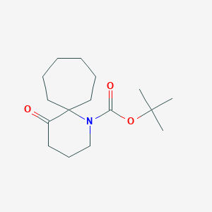 molecular formula C16H27NO3 B2470858 Tert-butyl 5-oxo-1-azaspiro[5.6]dodecane-1-carboxylate CAS No. 2567495-25-2