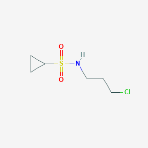 molecular formula C6H12ClNO2S B2470900 N-(3-chloropropyl)cyclopropanesulfonamide CAS No. 1343652-08-3
