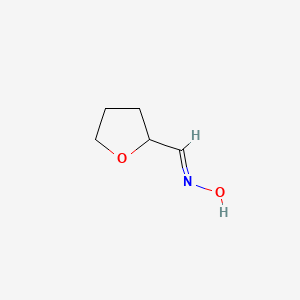 molecular formula C5H9NO2 B2470933 N-[(Oxolan-2-yl)methylidene]hydroxylamine CAS No. 23247-31-6