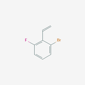 molecular formula C8H6BrF B2470946 1-溴-2-乙烯基-3-氟苯 CAS No. 1313010-16-0