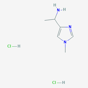 1-(1-Methyl-1H-imidazol-4-yl)ethan-1-amine dihydrochloride