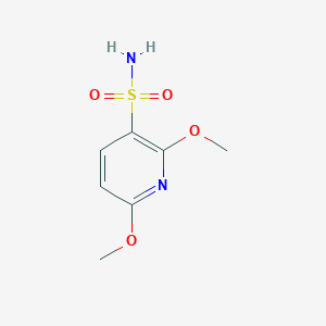 molecular formula C7H10N2O4S B2470978 2,6-Dimethoxypyridine-3-sulfonamide CAS No. 2138409-00-2
