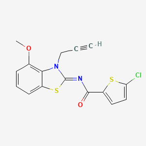 5-chloro-N-(4-methoxy-3-prop-2-ynyl-1,3-benzothiazol-2-ylidene)thiophene-2-carboxamide