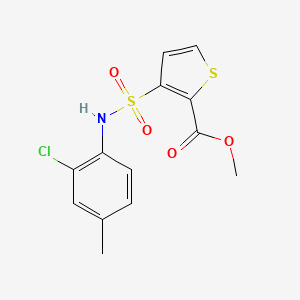 Methyl 3-{[(2-chloro-4-methylphenyl)amino]sulfonyl}thiophene-2-carboxylate