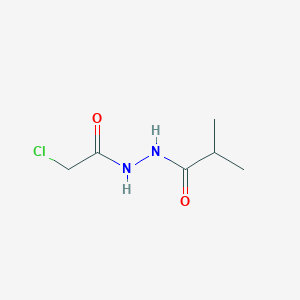 molecular formula C6H11ClN2O2 B2471040 N'-(2-chloroacetyl)-2-methylpropanehydrazide CAS No. 1925-73-1