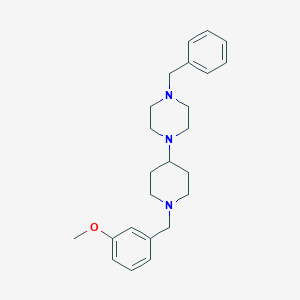 1-Benzyl-4-[1-(3-methoxybenzyl)piperidin-4-yl]piperazine