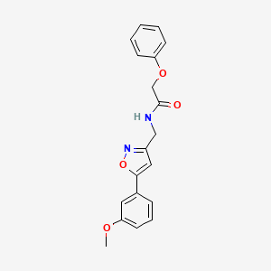 N-((5-(3-methoxyphenyl)isoxazol-3-yl)methyl)-2-phenoxyacetamide