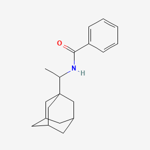 molecular formula C19H25NO B2471098 N-[1-(ADAMANTAN-1-YL)ETHYL]BENZAMID CAS No. 391220-92-1