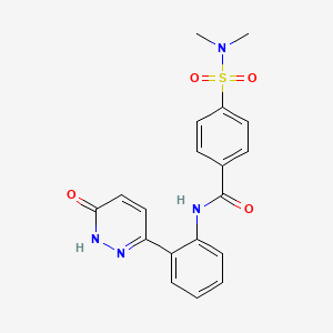 4-(N,N-dimethylsulfamoyl)-N-(2-(6-oxo-1,6-dihydropyridazin-3-yl)phenyl)benzamide