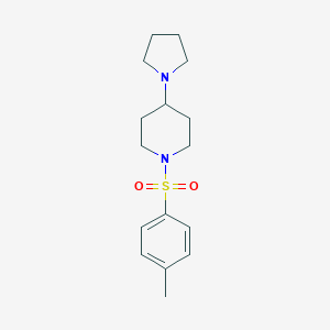 molecular formula C16H24N2O2S B247120 1-[(4-Methylphenyl)sulfonyl]-4-(1-pyrrolidinyl)piperidine 