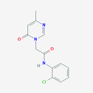 N-(2-chlorophenyl)-2-(4-methyl-6-oxopyrimidin-1(6H)-yl)acetamide