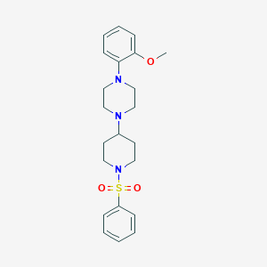 1-(2-Methoxyphenyl)-4-[1-(phenylsulfonyl)-4-piperidinyl]piperazine