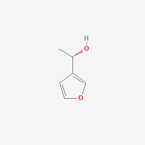 molecular formula C6H8O2 B2471233 (1S)-1-(furan-3-yl)ethan-1-ol CAS No. 1207204-70-3