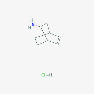 molecular formula C8H14ClN B2471237 Bicyclo[2.2.2]oct-5-en-2-amine hydrochloride CAS No. 99709-18-9