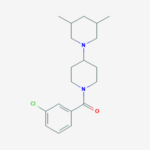 (3-Chlorophenyl)(3,5-dimethyl-1,4'-bipiperidin-1'-yl)methanone