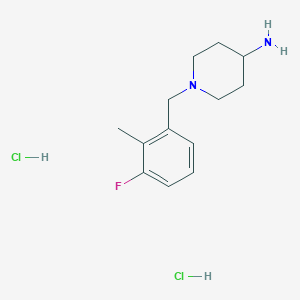 1-(3-Fluoro-2-methylbenzyl)piperidin-4-amine dihydrochloride