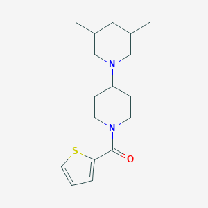 molecular formula C17H26N2OS B247126 (3,5-Dimethyl-1,4'-bipiperidin-1'-yl)(thiophen-2-yl)methanone 