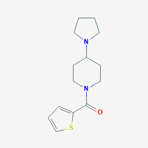 molecular formula C14H20N2OS B247127 4-(1-Pyrrolidinyl)-1-(2-thienylcarbonyl)piperidine 
